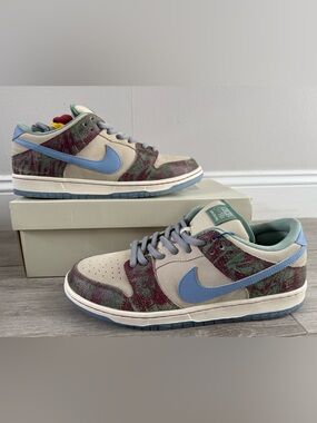 Crenshaw Skate Club x Nike Dunk Low SB FN4193-100 Sail Light Blue Cedar Sz 12 DS